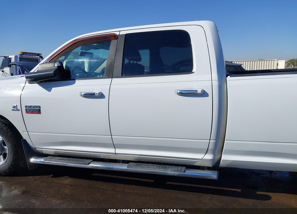 2012 RAM 2500 SLT VIN: 3C6TD4JL5CG292771
