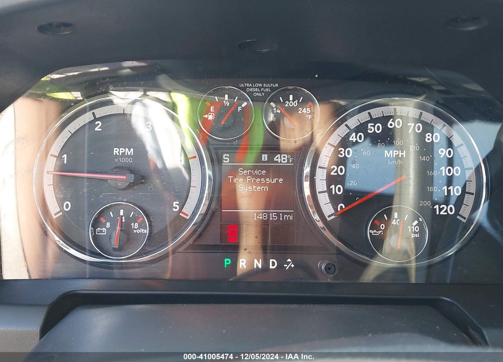 2012 RAM 2500 SLT VIN: 3C6TD4JL5CG292771