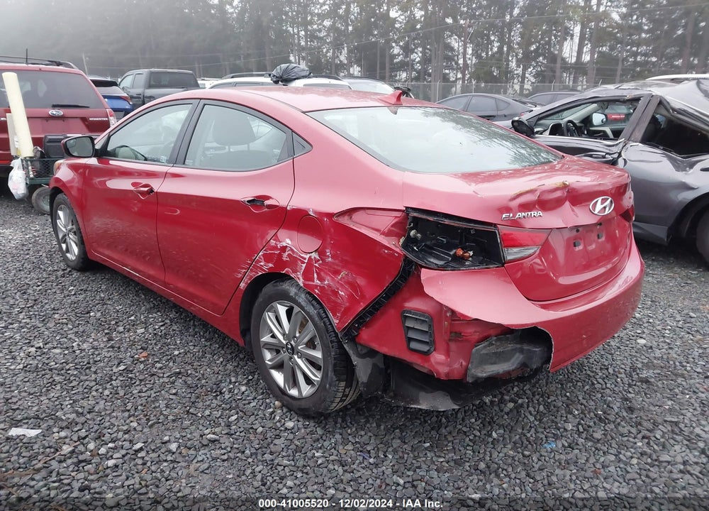 2014 HYUNDAI ELANTRA VIN: KMHDH4AEXEU092595