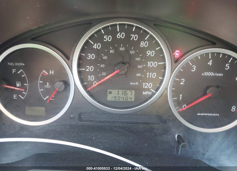 2006 SUBARU IMPREZA OUTBACK SPORT VIN: JF1GG68676G819793