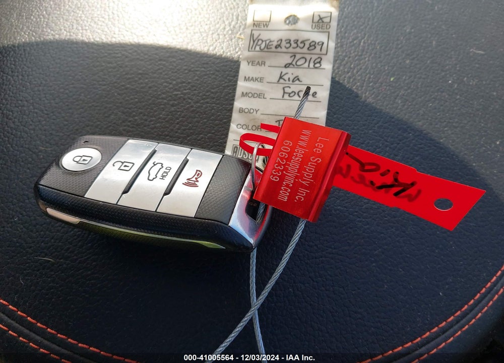 2018 KIA FORTE SX VIN: 3KPFN5A35JE233589