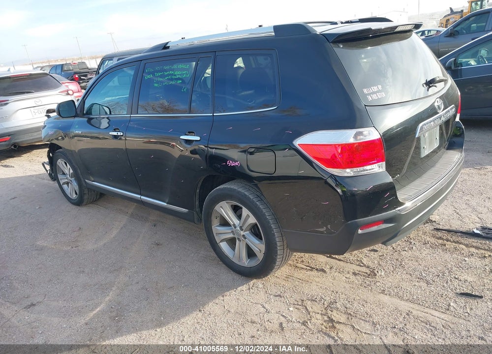 2011 TOYOTA HIGHLANDER LIMITED V6 VIN: 5TDYK3EH7BS036605