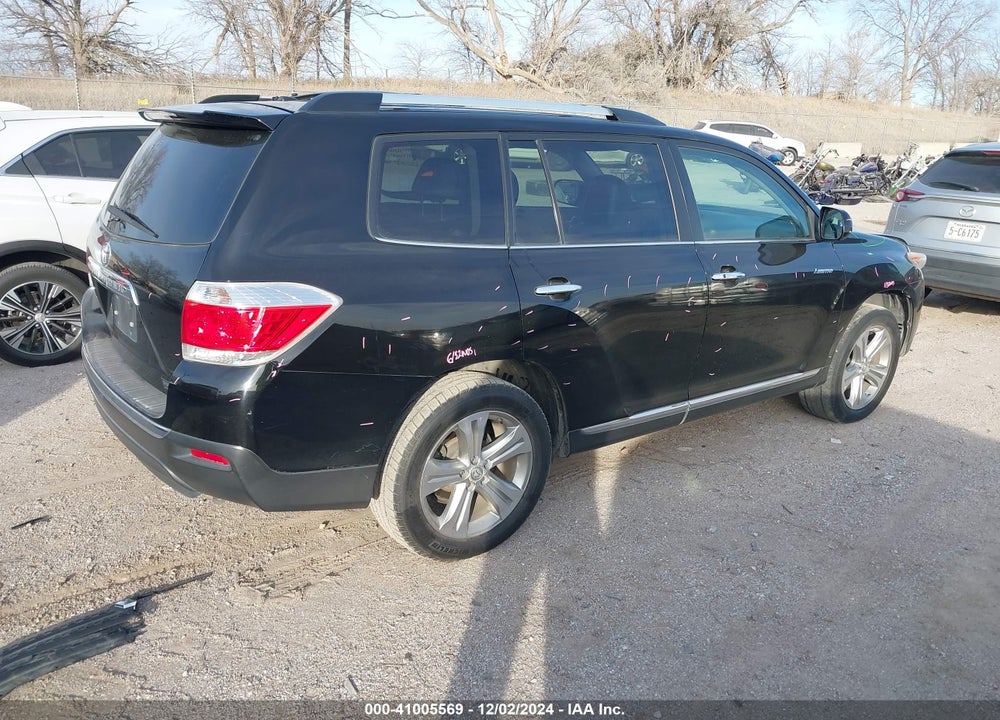 2011 TOYOTA HIGHLANDER LIMITED V6 VIN: 5TDYK3EH7BS036605