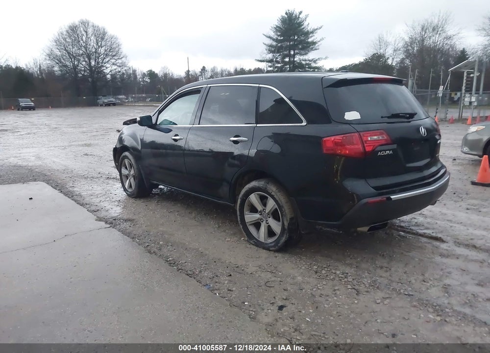 2011 ACURA MDX VIN: 2HNYD2H25BH505646