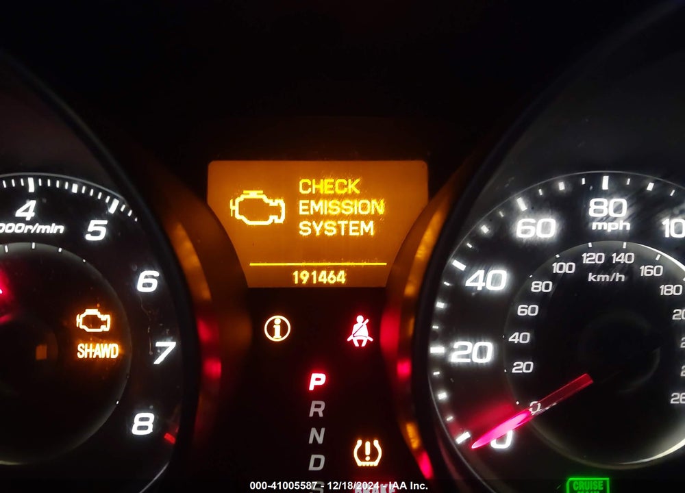 2011 ACURA MDX VIN: 2HNYD2H25BH505646