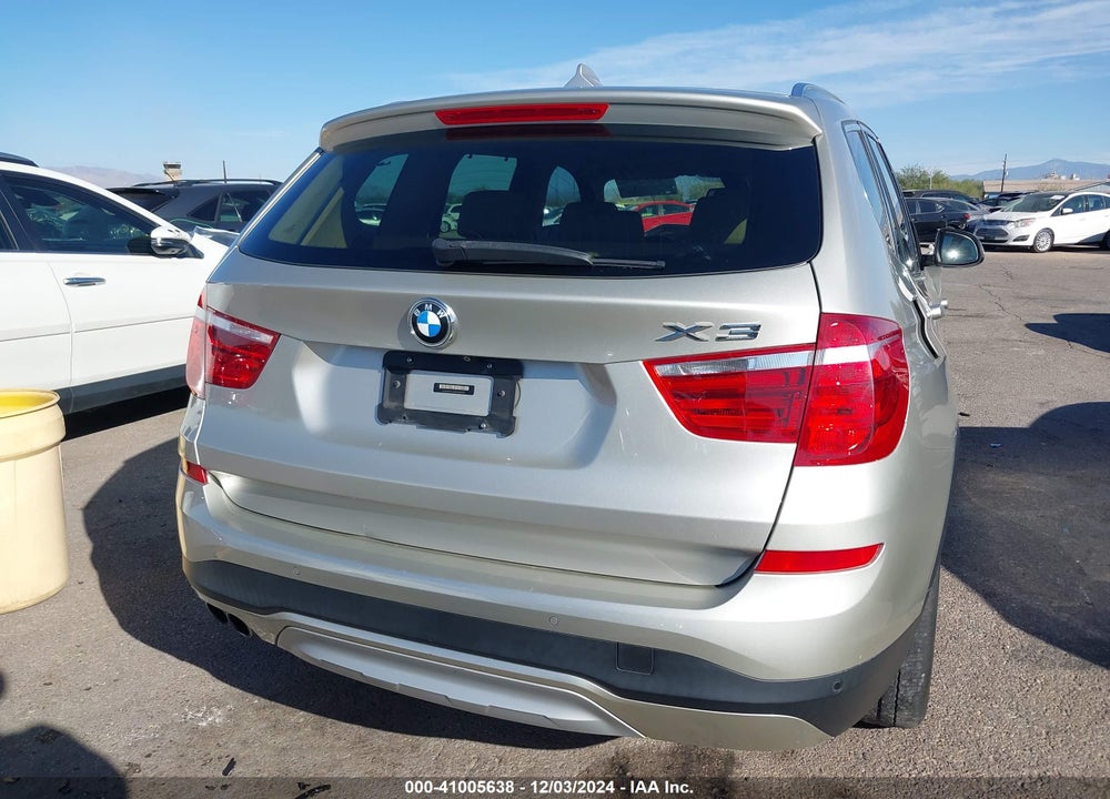 2015 BMW X3 XDRIVE28I VIN: 5UXWX9C50F0D44035