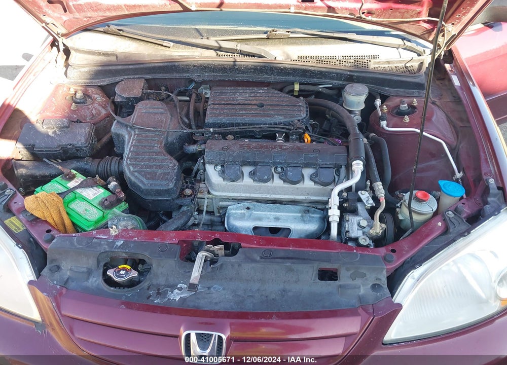 2002 HONDA CIVIC LX VIN: 2HGES16502H504136