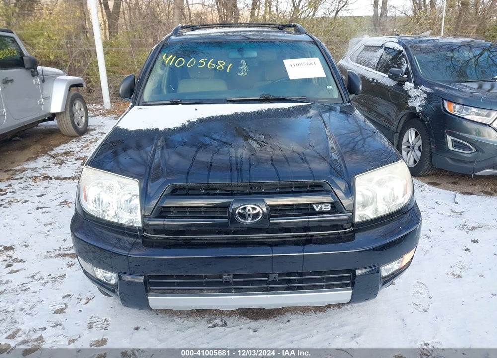 2003 TOYOTA 4RUNNER SR5 V8 VIN: JTEBT14R530020713