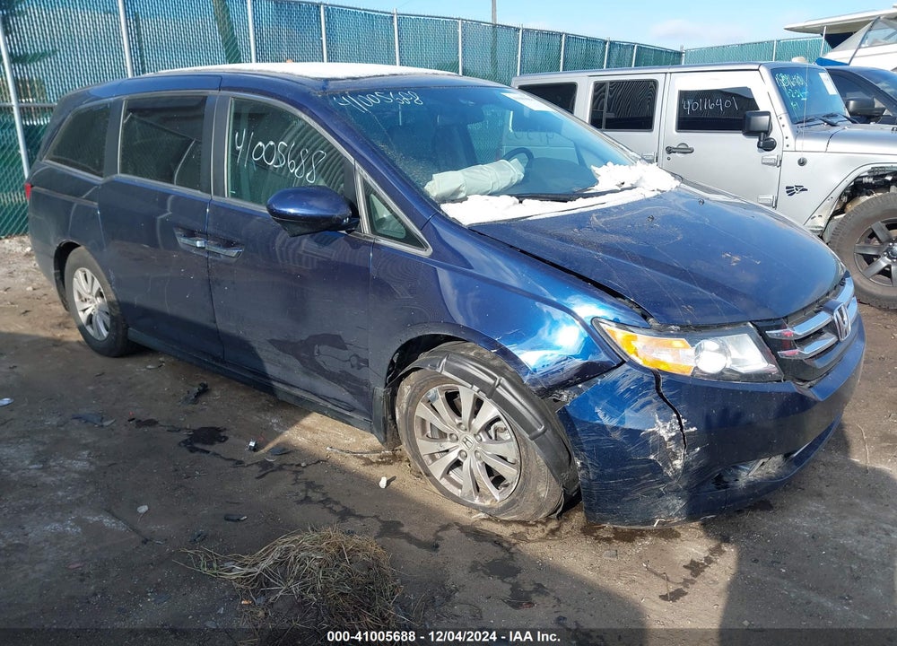 2014 HONDA ODYSSEY EX-L VIN: 5FNRL5H67EB109956