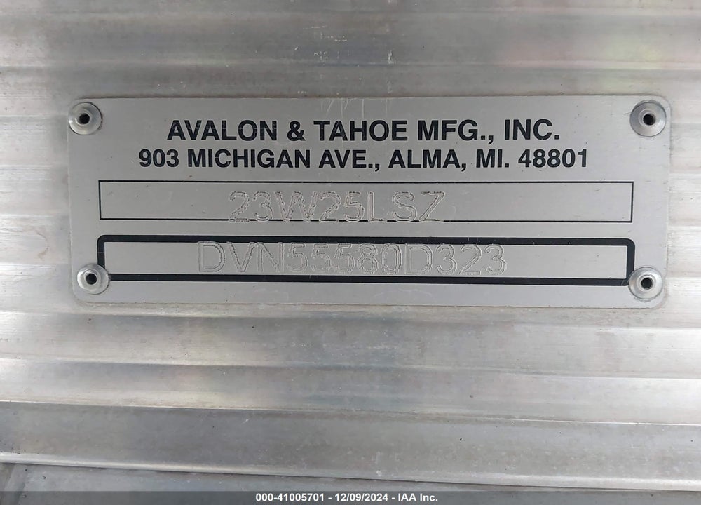 2023 AVALON OTHER VIN: DVN55580D323