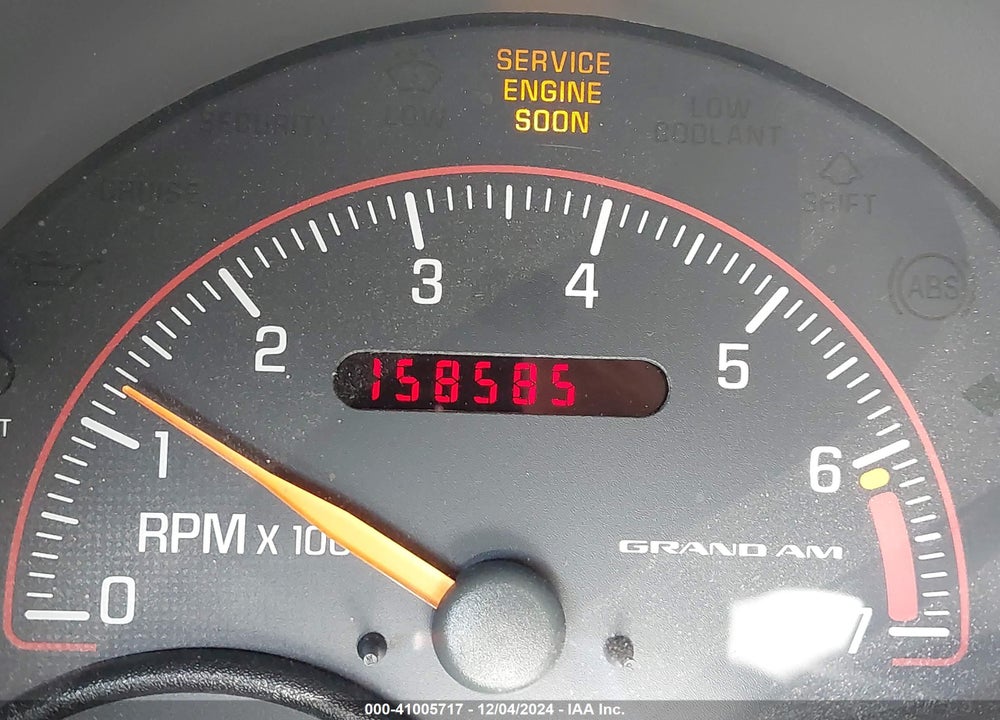 2003 PONTIAC GRAND AM SE1 VIN: 1G2NF52E73C112604