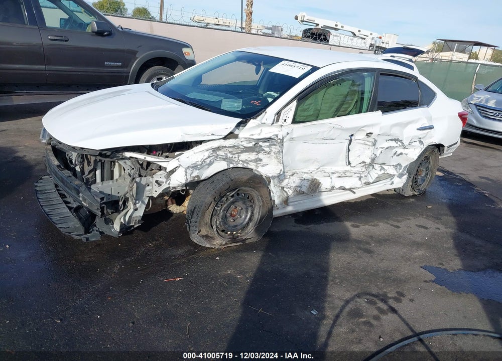 2017 NISSAN SENTRA SV VIN: 3N1AB7AP6HY267179