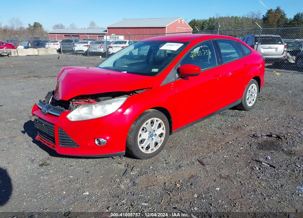 2012 FORD FOCUS SE VIN: 1FAHP3F2XCL247477