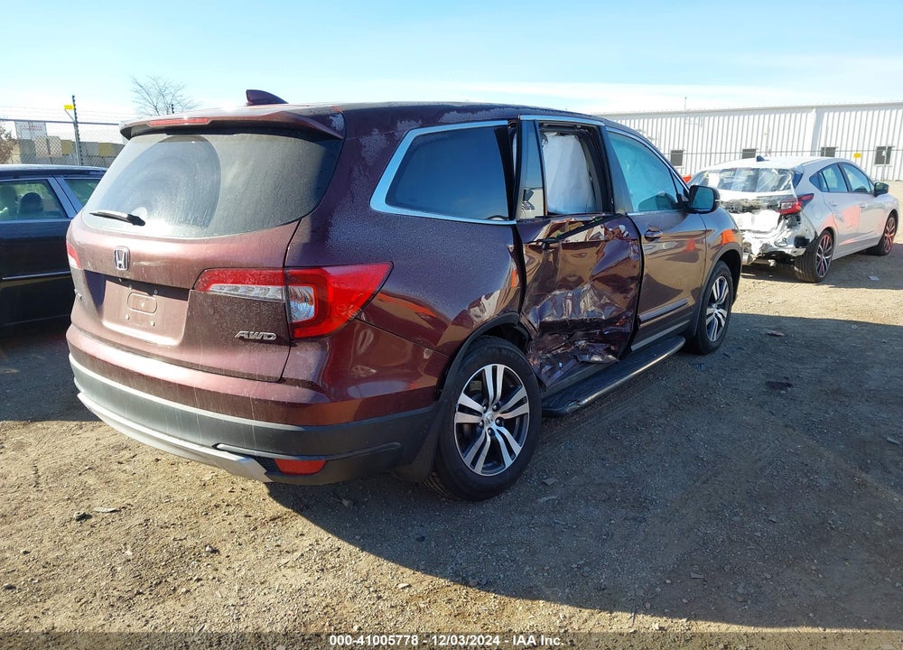 2019 HONDA PILOT EX-L VIN: 5FNYF6H45KB036587