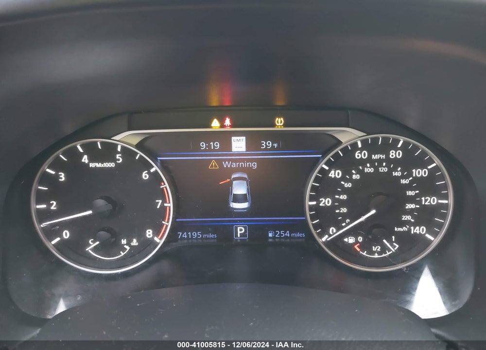 2019 NISSAN ALTIMA 2.5 SL VIN: 1N4BL4EV0KC236215