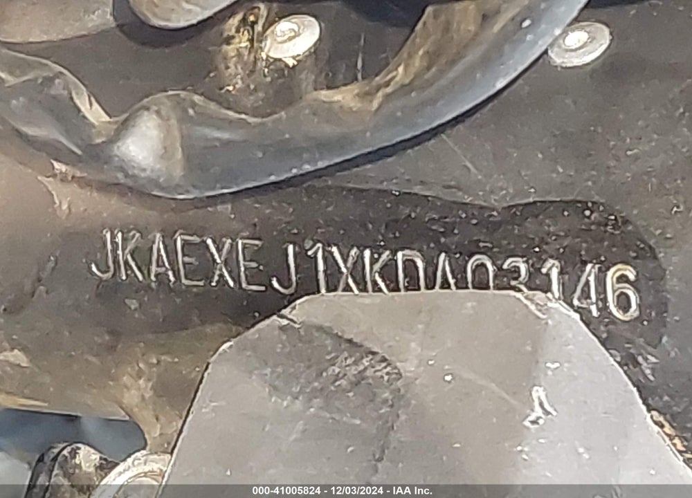 2019 KAWASAKI EX650 J VIN: JKAEXEJ1XKDA03146