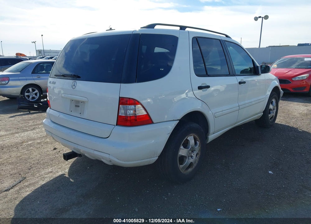 2004 MERCEDES-BENZ ML 350 4MATIC VIN: 4JGAB57E14A485001