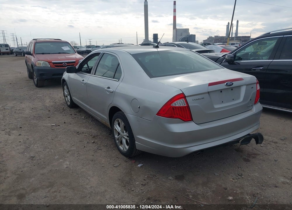 2012 FORD FUSION SE VIN: 3FAHP0HG4CR303633