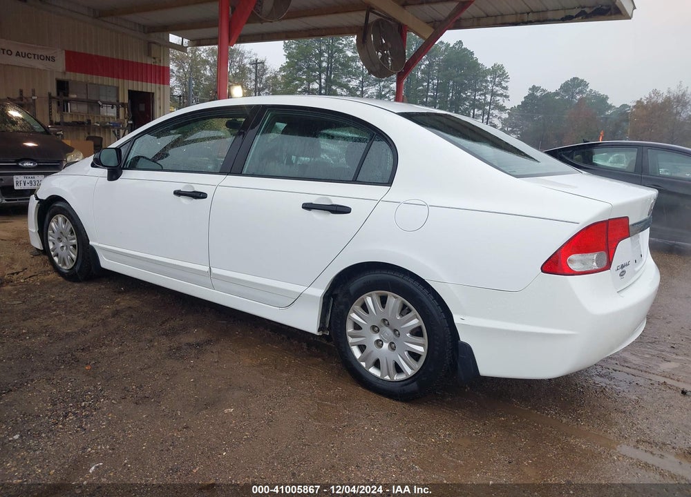 2010 HONDA CIVIC VP VIN: 19XFA1F38AE065668