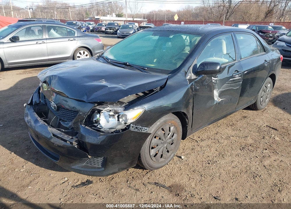 2009 TOYOTA COROLLA LE VIN: 2T1BU40E99C114307