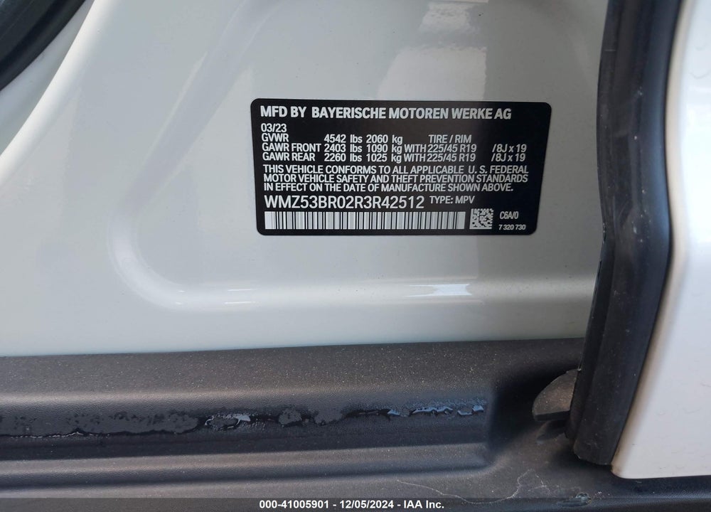 2024 MINI COUNTRYMAN COOPER S VIN: WMZ53BR02R3R42512