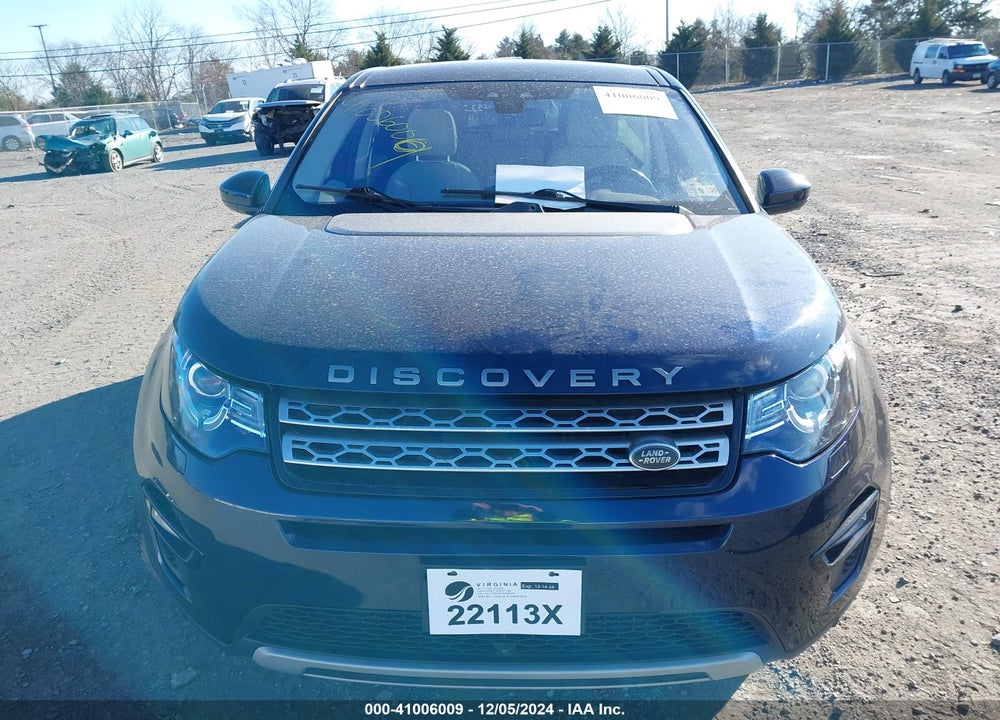 2017 LAND ROVER DISCOVERY SPORT HSE VIN: SALCR2BG6HH696555