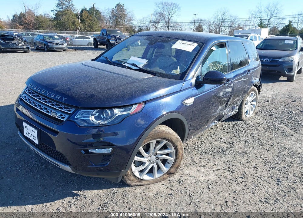 2017 LAND ROVER DISCOVERY SPORT HSE VIN: SALCR2BG6HH696555