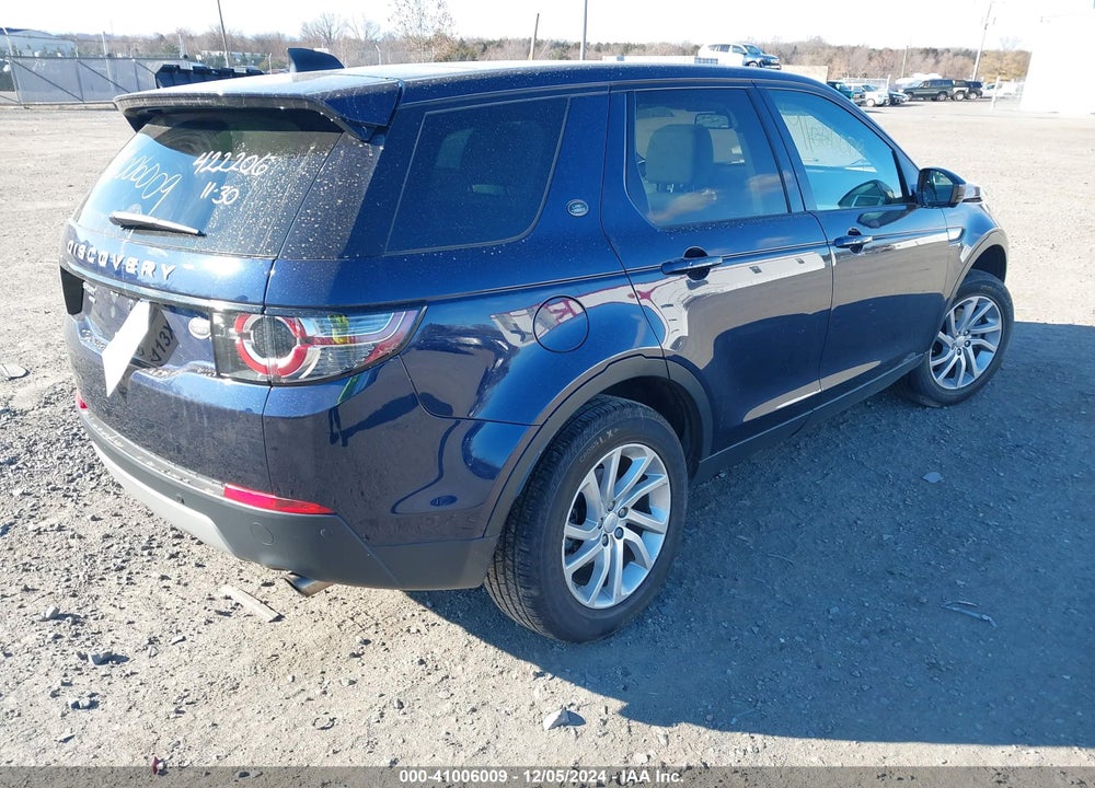 2017 LAND ROVER DISCOVERY SPORT HSE VIN: SALCR2BG6HH696555