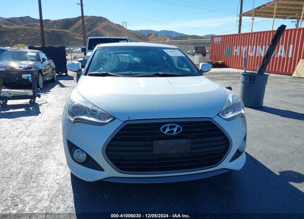 2016 HYUNDAI VELOSTER TURBO VIN: KMHTC6AE0GU295259