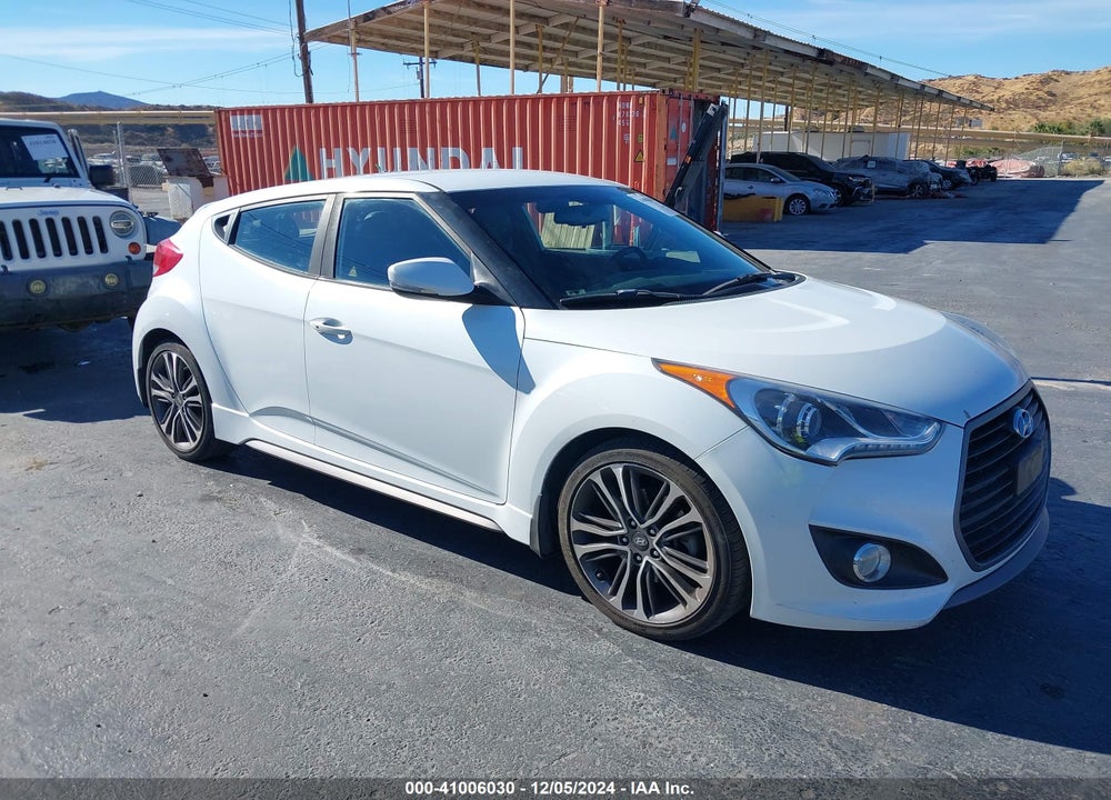2016 HYUNDAI VELOSTER TURBO VIN: KMHTC6AE0GU295259
