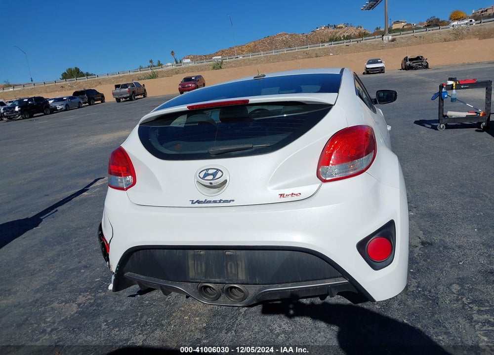 2016 HYUNDAI VELOSTER TURBO VIN: KMHTC6AE0GU295259