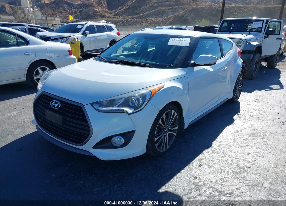 2016 HYUNDAI VELOSTER TURBO VIN: KMHTC6AE0GU295259