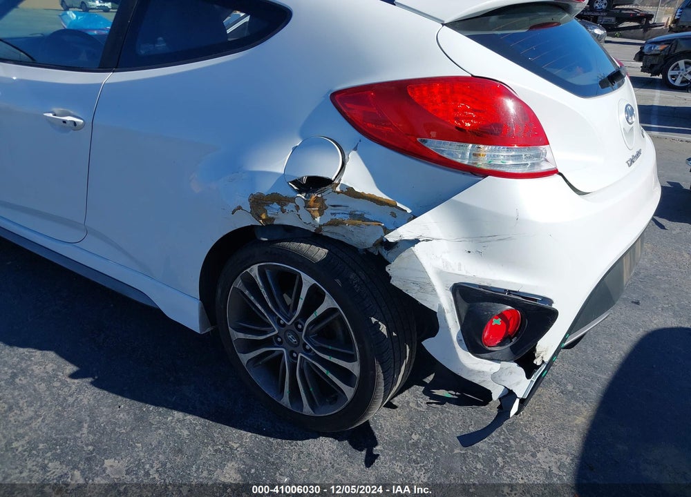 2016 HYUNDAI VELOSTER TURBO VIN: KMHTC6AE0GU295259