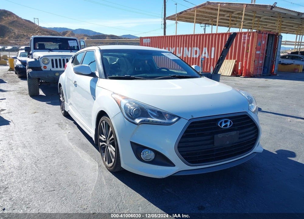 2016 HYUNDAI VELOSTER TURBO VIN: KMHTC6AE0GU295259