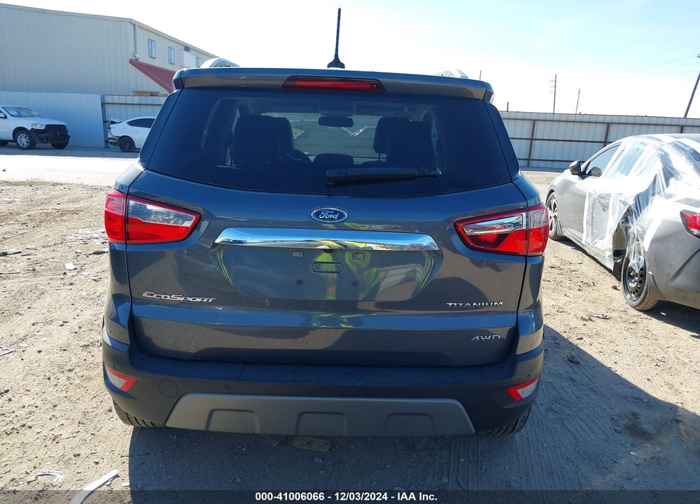 2021 FORD ECOSPORT TITANIUM VIN: MAJ6S3KL4MC424434