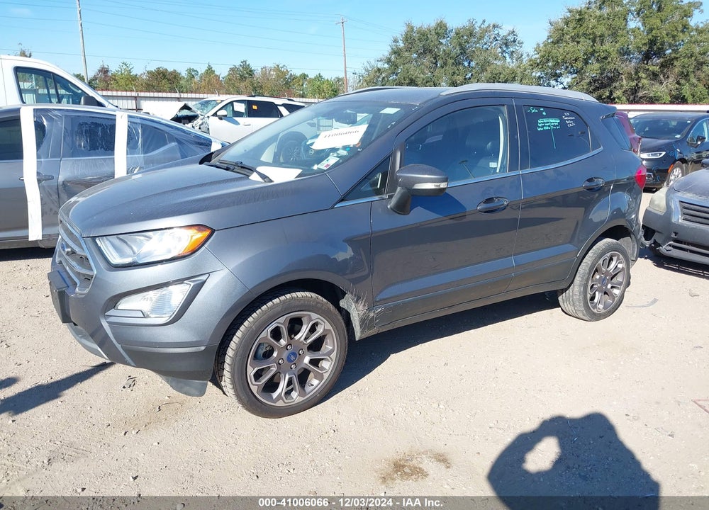 2021 FORD ECOSPORT TITANIUM VIN: MAJ6S3KL4MC424434
