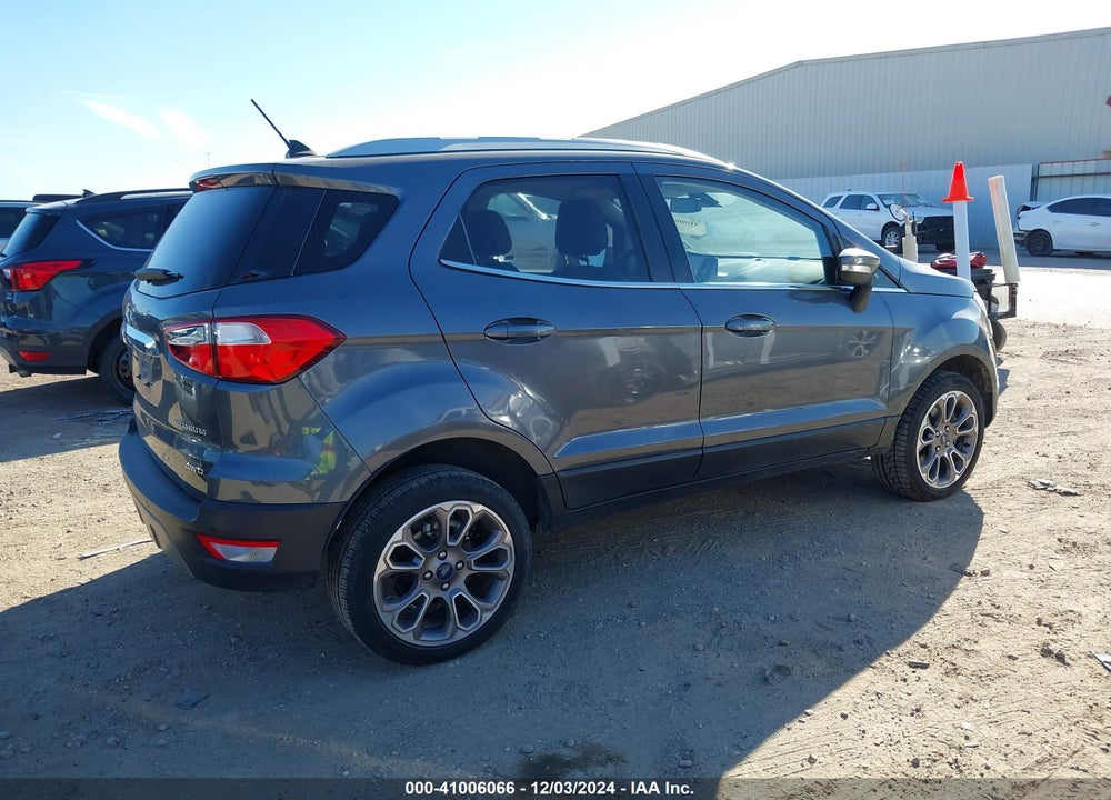 2021 FORD ECOSPORT TITANIUM VIN: MAJ6S3KL4MC424434