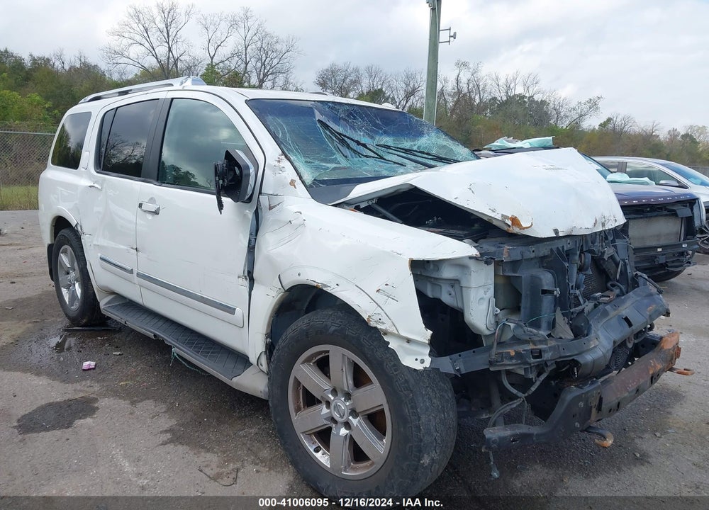 2012 NISSAN ARMADA PLATINUM VIN: 5N1BA0ND5CN602655