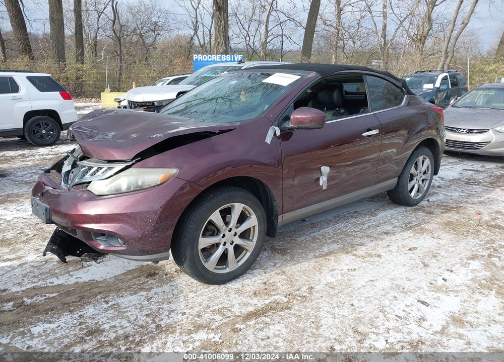 2014 NISSAN MURANO CROSSCABRIOLET VIN: JN8AZ1FY0EW301566