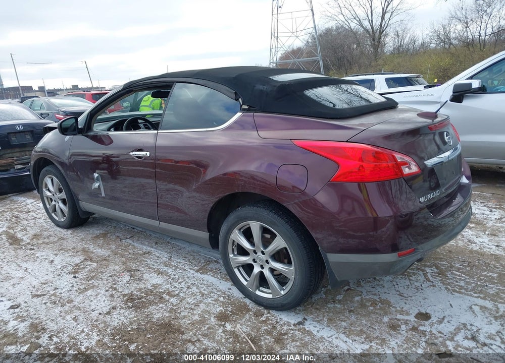 2014 NISSAN MURANO CROSSCABRIOLET VIN: JN8AZ1FY0EW301566
