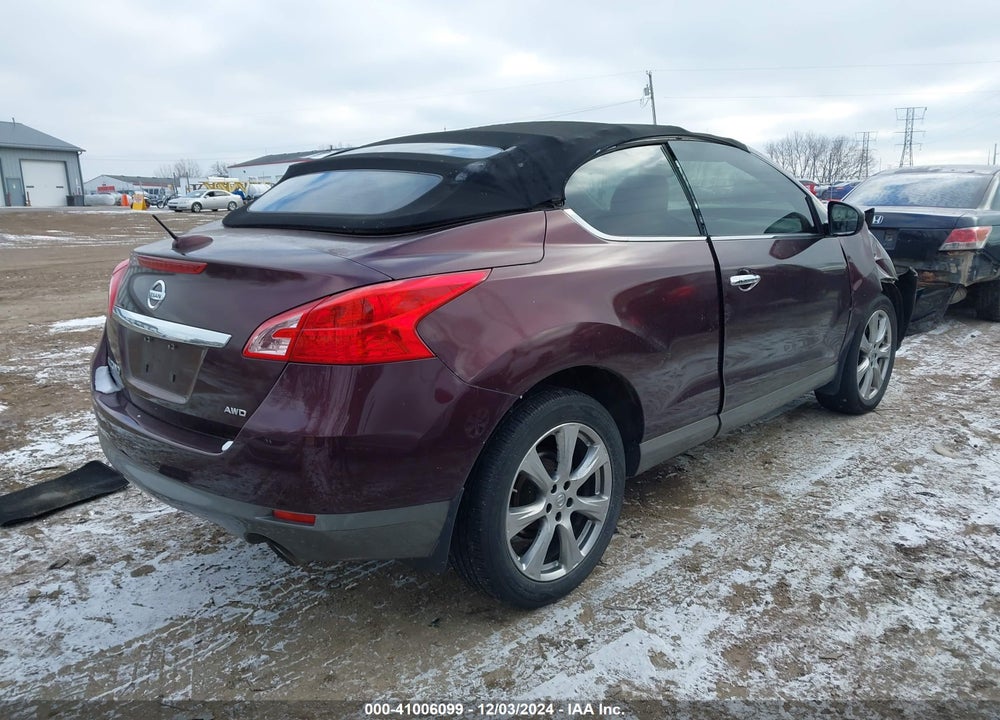 2014 NISSAN MURANO CROSSCABRIOLET VIN: JN8AZ1FY0EW301566