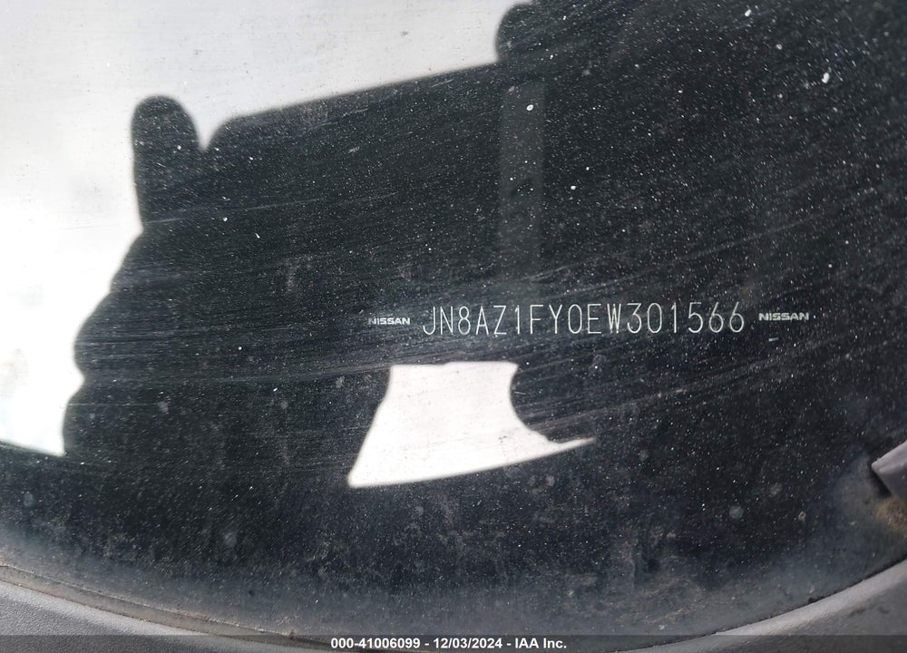 2014 NISSAN MURANO CROSSCABRIOLET VIN: JN8AZ1FY0EW301566