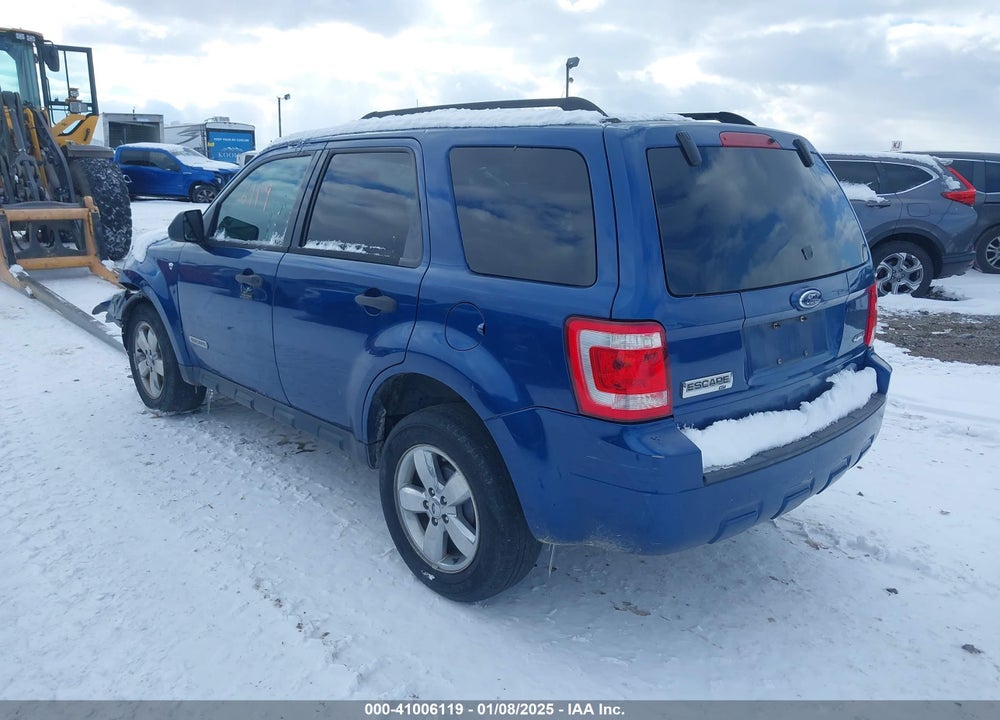 2008 FORD ESCAPE XLT VIN: 1FMCU93138KD15235