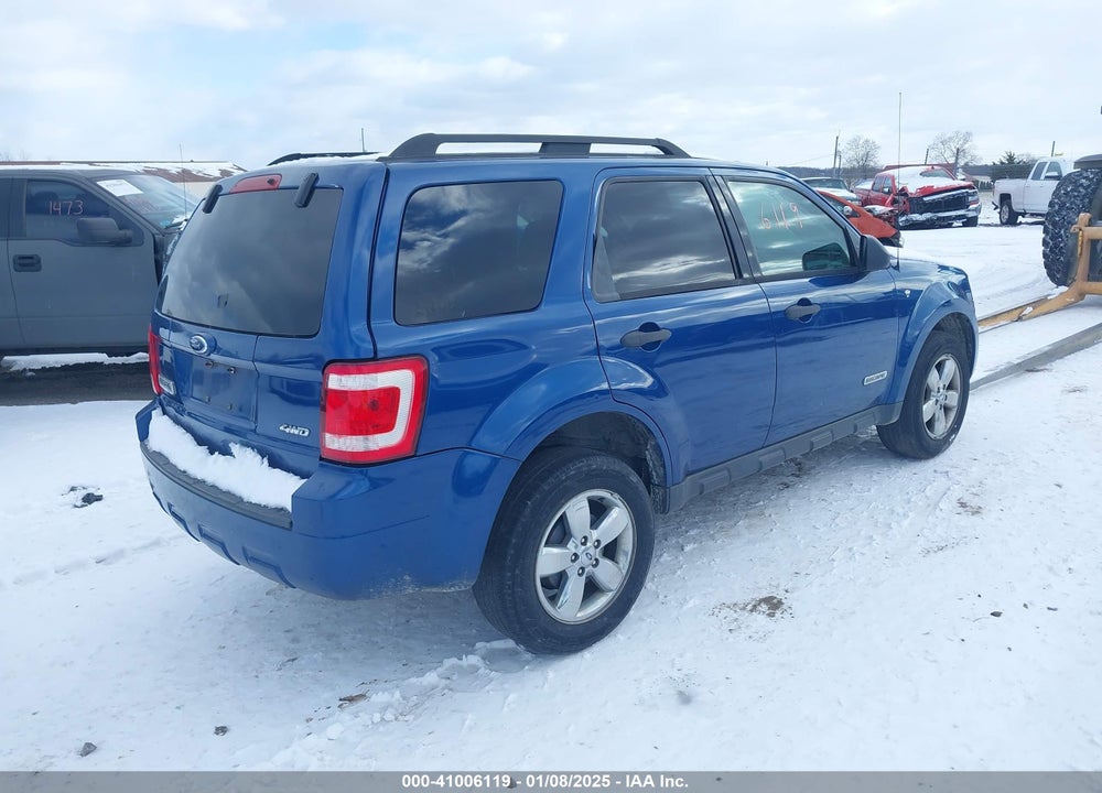 2008 FORD ESCAPE XLT VIN: 1FMCU93138KD15235