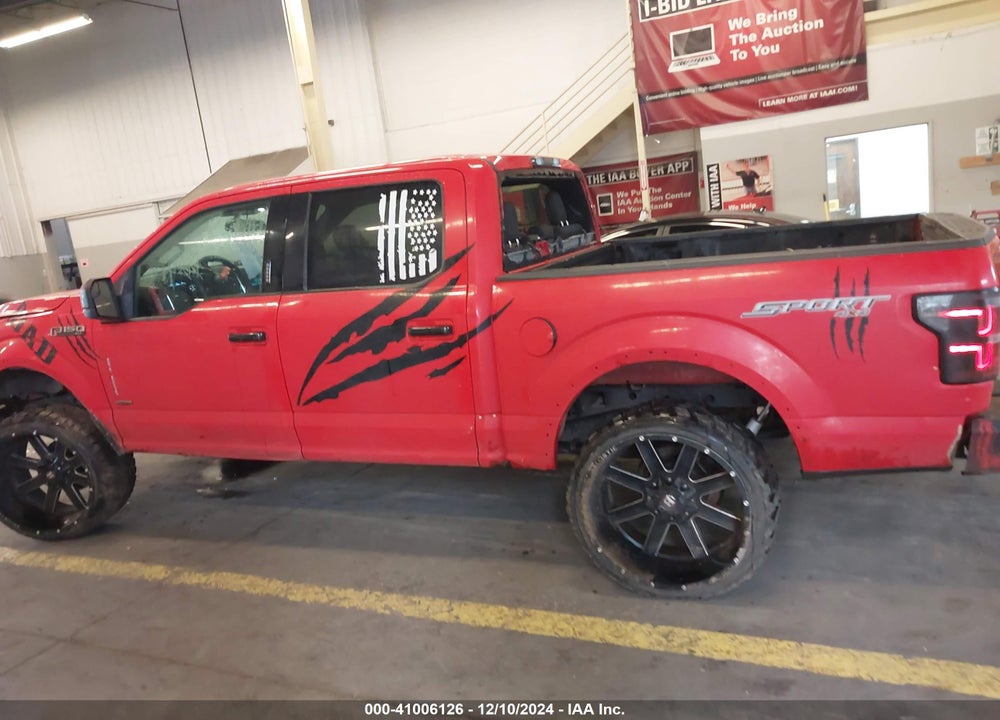 2016 FORD F-150 XLT VIN: 1FTEW1EG3GKE26098