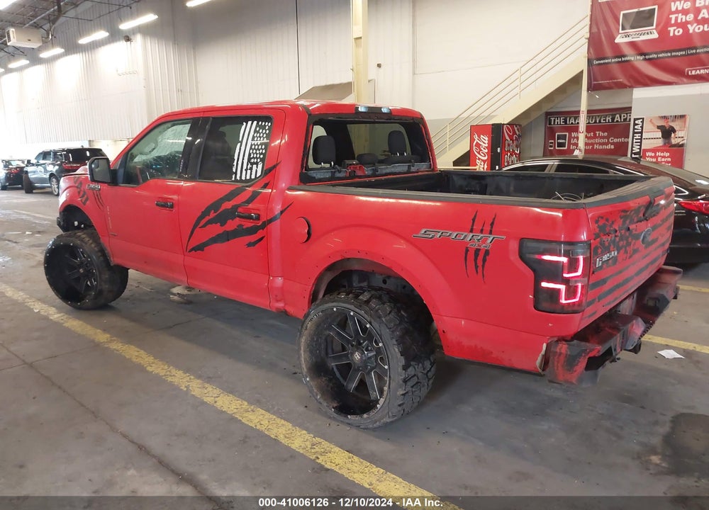 2016 FORD F-150 XLT VIN: 1FTEW1EG3GKE26098