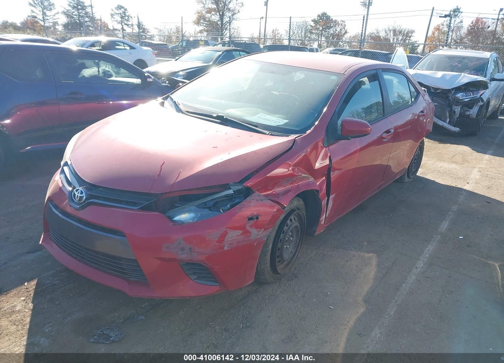 2015 TOYOTA COROLLA LE VIN: 2T1BURHE4FC343149