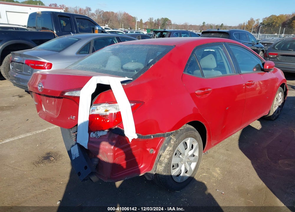 2015 TOYOTA COROLLA LE VIN: 2T1BURHE4FC343149