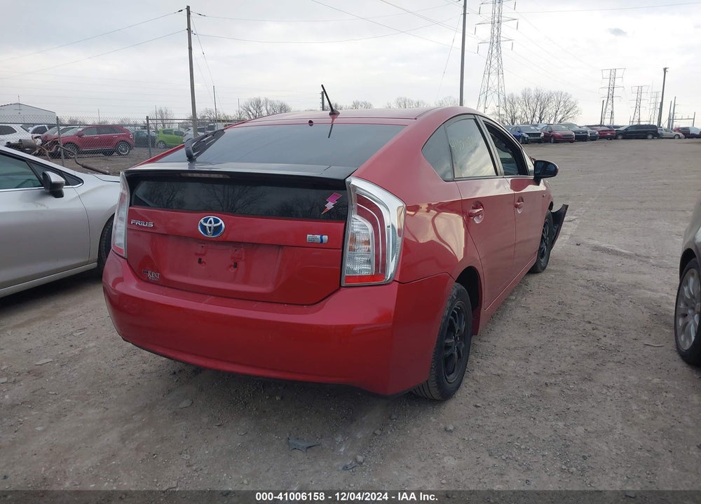 2014 TOYOTA PRIUS VIN: JTDKN3DU2E1766967