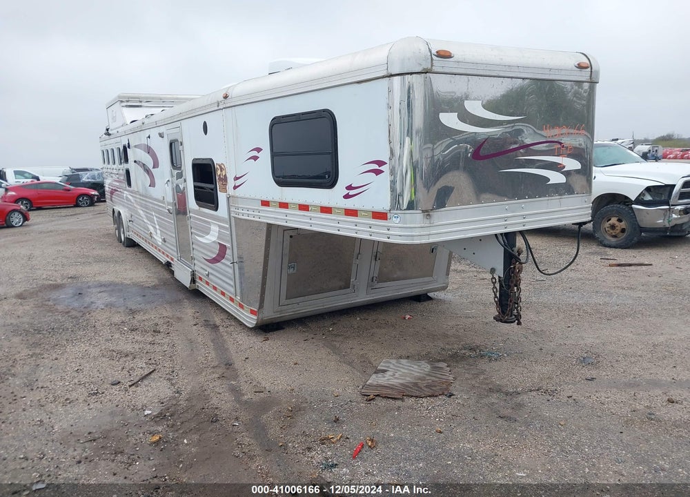 2008 DIAMOND TRAILERS INC HORSE TRAILER VIN: 1D9WG36298B617118